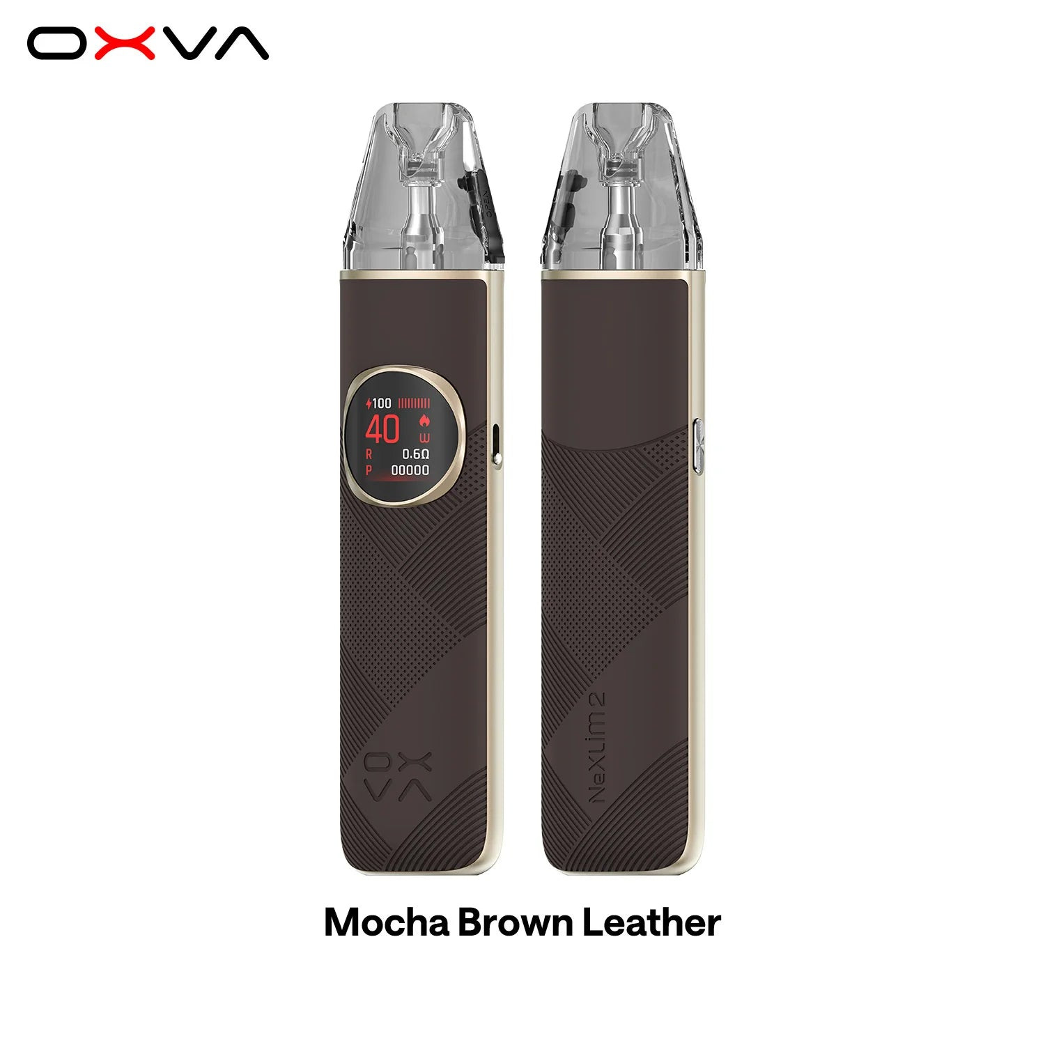 OXVA Nexlim 2 Mini Pod Kit – Mocha Brown Leather