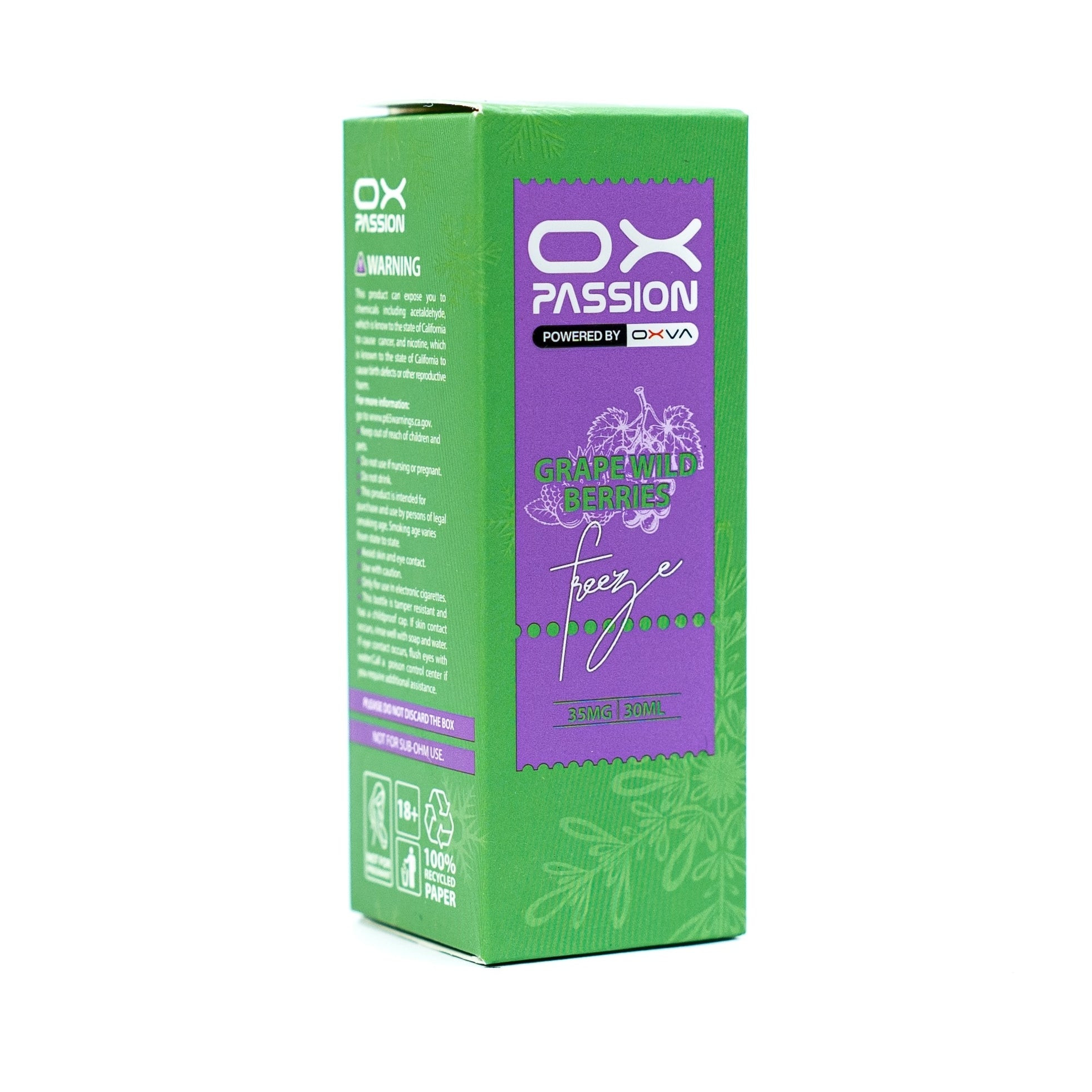 OXVA OX Passion Nic Salt 30ml – Freeze Grape Wild Berries