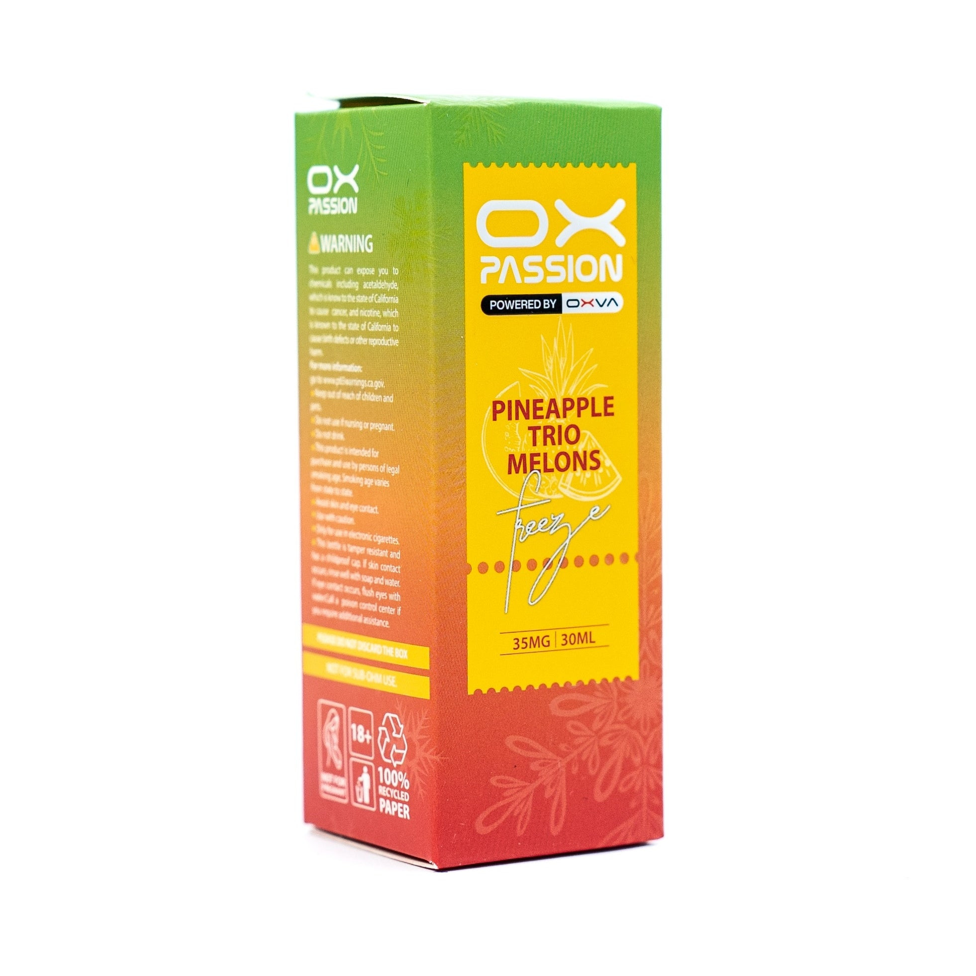 OXVA OX Passion Nic Salt 30ml – Freeze Pineapple Trio Melon