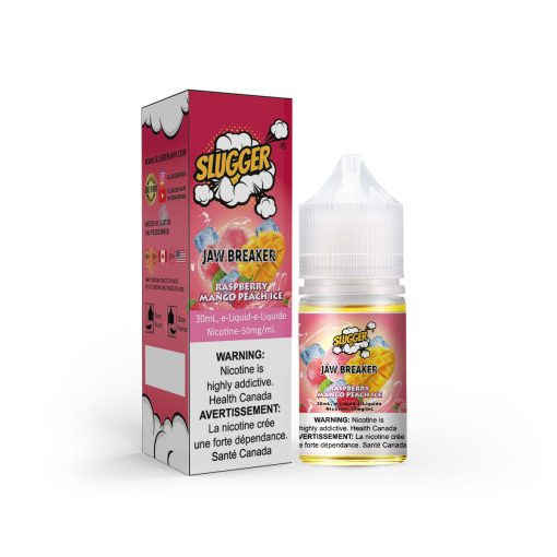 Sluggers Freebase E-Liquid 60ml – Raspberry Mango Peach Ice Jaw Breaker