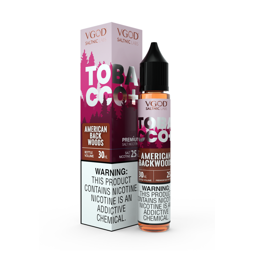 VGOD Nic Salt 30ml (All Series) – American Backwoods Tobacco